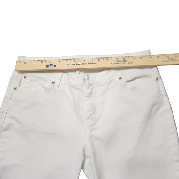 Jlo white Capri pants 14P women's - Picture 4 of 8